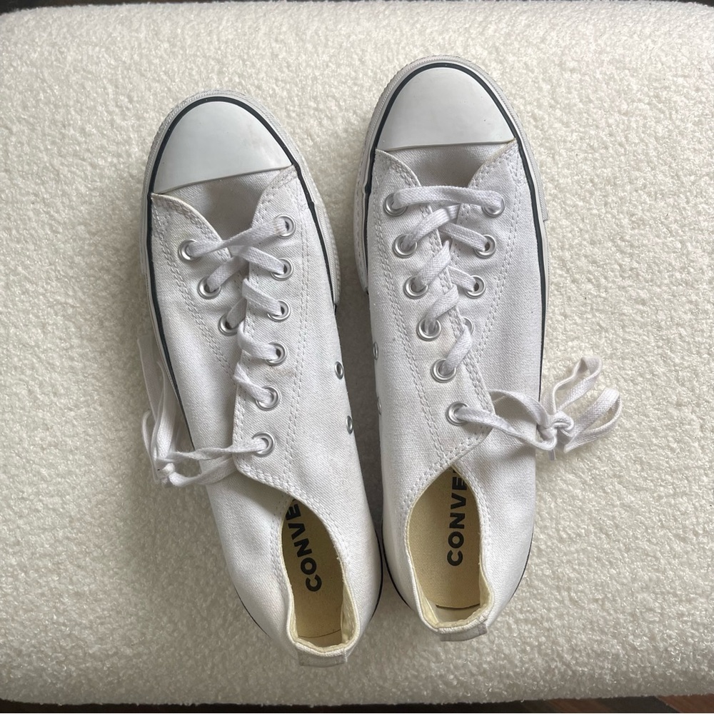 Converse Classic White Canvas Sneakers